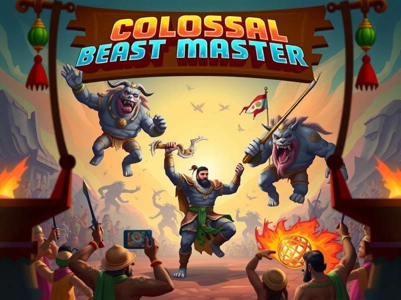 Colossal Beast Master Battle Scene